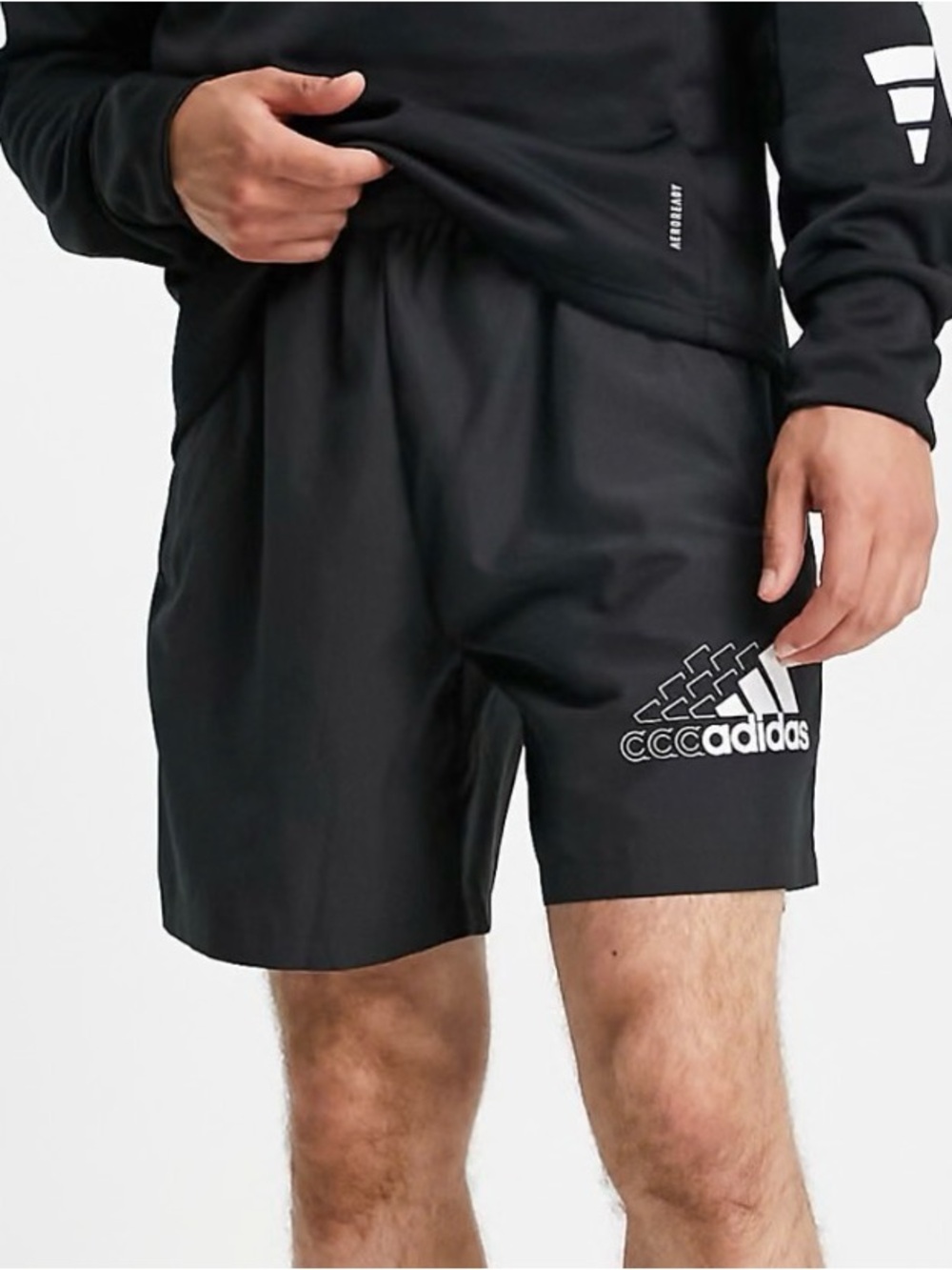 adidas Men's Q3 BLUV Woven Multi-Sport Athletic Shorts Black 2XL NWT